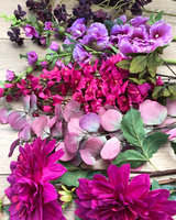 Zijden- en kunstboeket - 'zelf samenstellen'